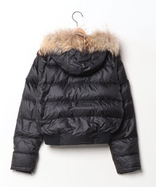 「MONCLER」 ダウンジャケット 0 ブラック レディース_画像2