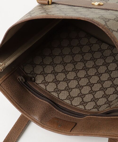 GUCCI グレー レザートートバッグ GUCCI（グッチ） バッグ メンズ 2WAY トートバッグ ショルダーバッグ