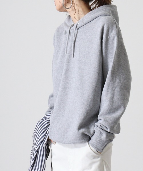 「CROSS & STITCH」 プルオーバーパーカー M ホワイト メンズ_画像3