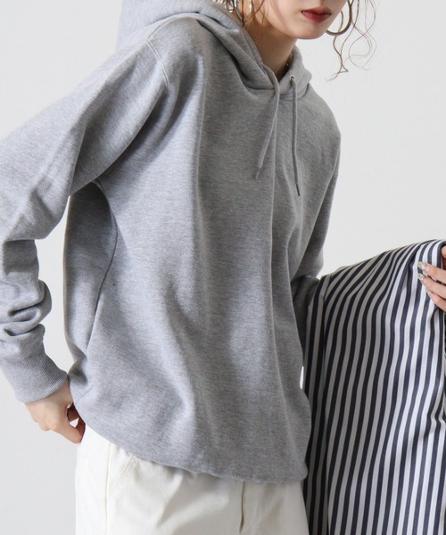 「CROSS & STITCH」 プルオーバーパーカー M ホワイト メンズ_画像5