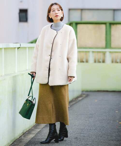 「F by ROSSO」 ジャケット FREE オフホワイト レディース_画像5