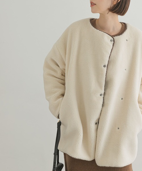 「F by ROSSO」 ジャケット FREE オフホワイト レディース_画像7