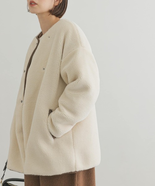 「F by ROSSO」 ジャケット FREE オフホワイト レディース_画像8