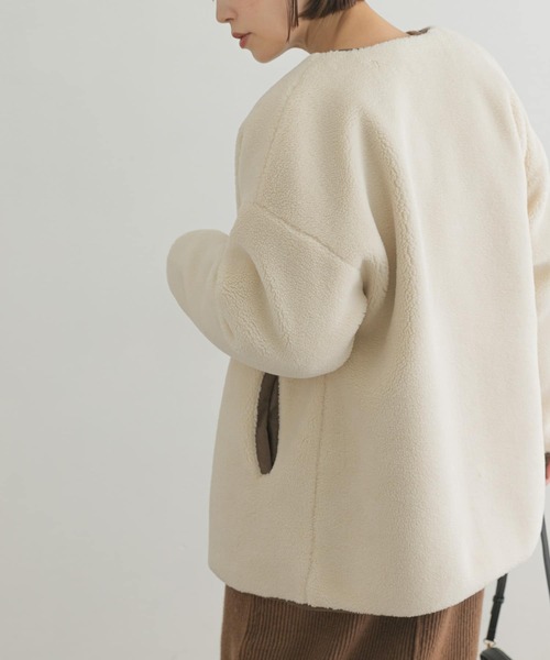 「F by ROSSO」 ジャケット FREE オフホワイト レディース_画像9