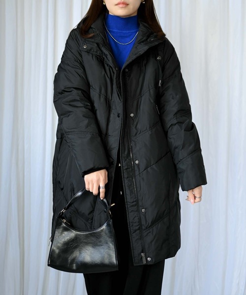 【タイムセール中タグ付き美品】Hella ハイネックダウンコート hella ハイネックダウンコート ハイネックダウンコート HELLA HIGHNECK