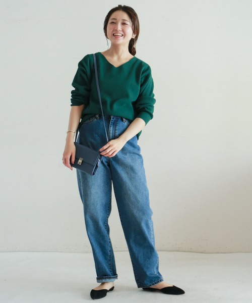 「NOMBRE IMPAIR」 長袖ニット FREE イエロー レディース_画像6