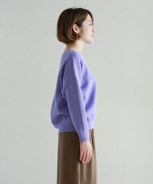 「NOMBRE IMPAIR」 長袖ニット FREE イエロー レディース_画像9