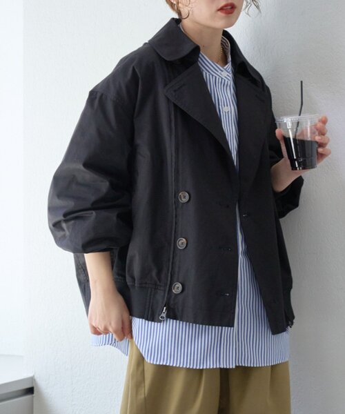 新品 CIOPANICTYPY 2WAYZIP切替トレンチコート 2WAY】ZIP切替トレンチコート｜チャオパニックティピーの通販｜&mall