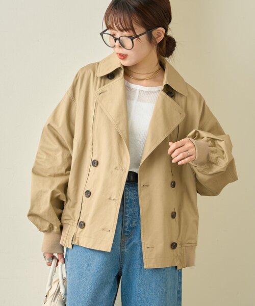 新品タグ付き　2way ZIP切替トレンチコート CIAOPANIC TYPY（チャオパニックティピー） トレンチコート コート