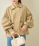 トレンチコート コート 「2WAY」ZIP切替...の詳細画像4