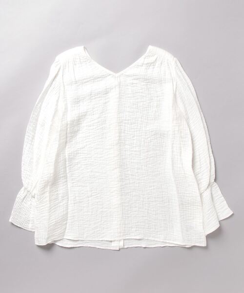 「STYLE DELI」 長袖ブラウス FREE ブルー レディース_画像5