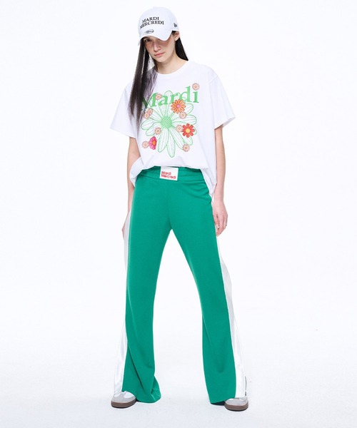 「Mardi Mercredi」 半袖Tシャツ FREE ホワイト×ピンク レディース_画像7