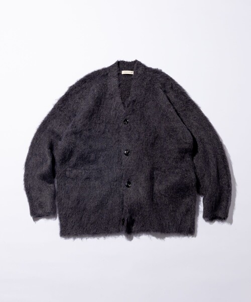 「FREAK'S STORE」 ニットカーディガン SMALL ブルー メンズ_画像2