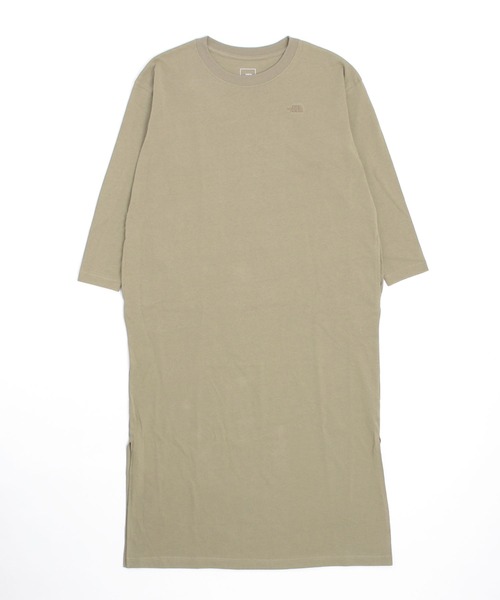 THE NORTH FACE グレージュ 長袖ワンピース SM THE NORTH FACE（ザ