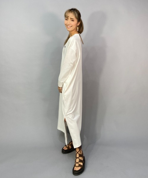 THE NORTH FACE（ザ ノースフェイス） 長袖ワンピース M グレー