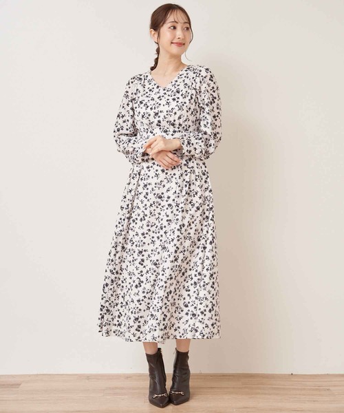 「NOELA」 長袖ワンピース S グリーン レディース_画像3