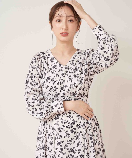 「NOELA」 長袖ワンピース S グリーン レディース_画像4