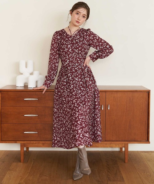 「NOELA」 長袖ワンピース S グリーン レディース_画像5