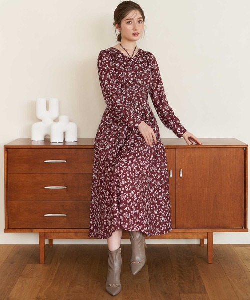 「NOELA」 長袖ワンピース S グリーン レディース_画像6