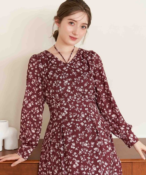 「NOELA」 長袖ワンピース S グリーン レディース_画像7