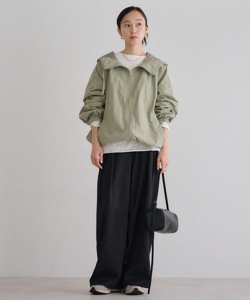 パンツ とろみイージータックワイドパンツ レディース | Bonjour Sagan | 04