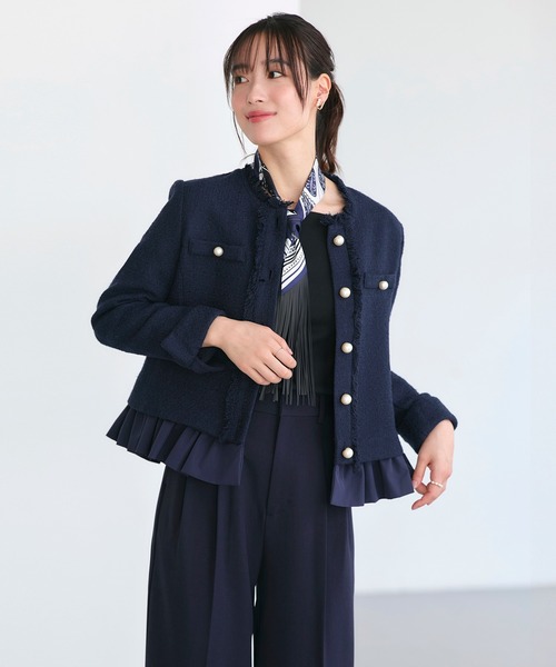 RUIRUE BOUTIQUE（ルイルエブティック） セットアップ ノーカラー