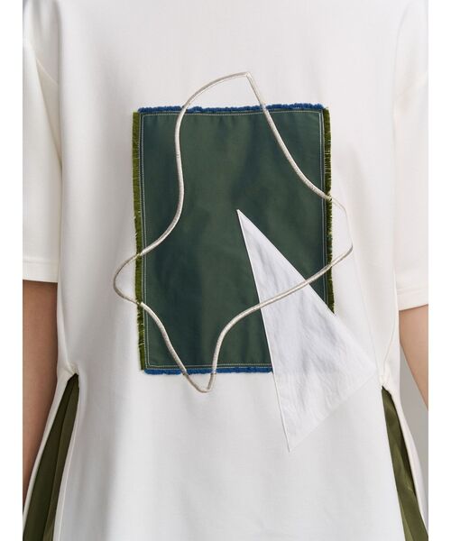 tシャツ ART DOCKING T-SH / アートドッキングTシャツ レディースの画像
