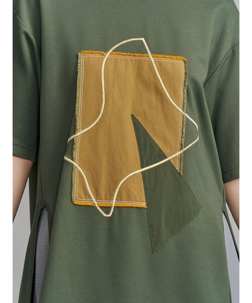 UN3D.アンスリード パッチワークTシャツ UN3D.（アンスリード）の「パッチワークTシャツ（Tシャツ/カットソー