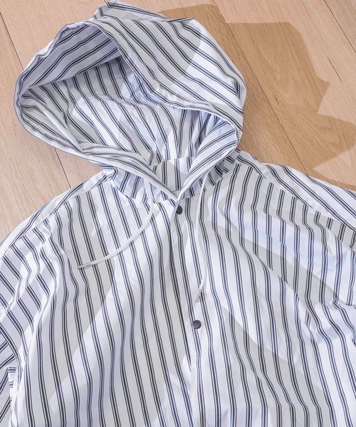 「JOHN'S CLOSET」 「HALHAM」半袖シャツ MEDIUM ホワイト メンズ_画像8