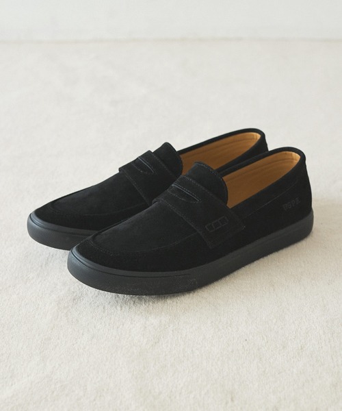 U.S. POLO ASSN.（ユーエスポロアッスン） ローファー スウェード 