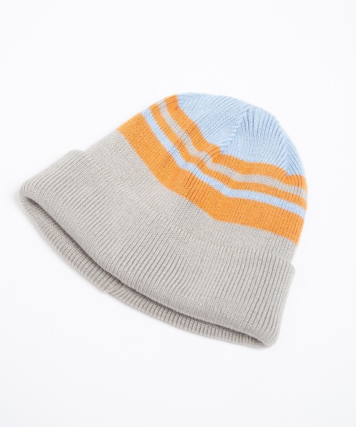 RACAL（ラカル） ニット帽 ニットキャップ メンズ Reversible Border