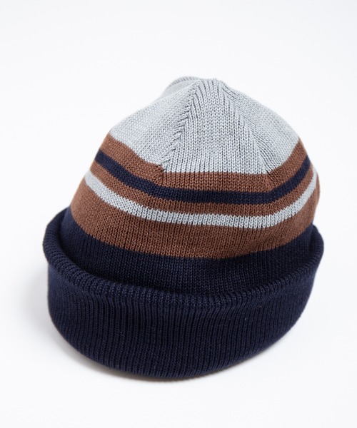 RACAL（ラカル） ニット帽 ニットキャップ メンズ Reversible Border