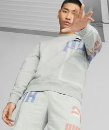 「PUMA」 スウェットカットソー MEDIUM ブラック メンズの画像2