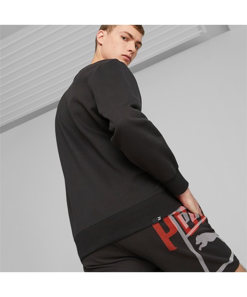 「PUMA」 スウェットカットソー MEDIUM ブラック メンズの画像3