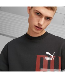 「PUMA」 スウェットカットソー MEDIUM ブラック メンズの画像7