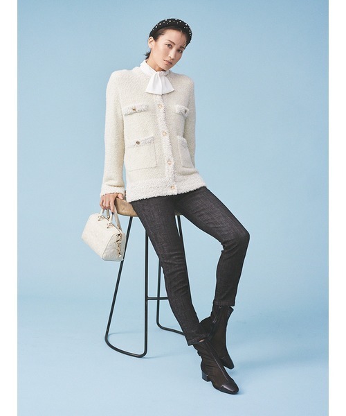 「CELFORD」 デニムパンツ 38 ブラック レディース_画像4