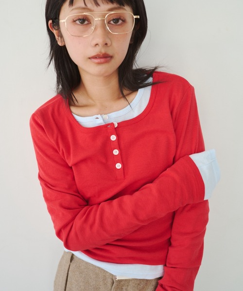 common gull products. tシャツ ひとえふたえパックヘンリーロンTEE