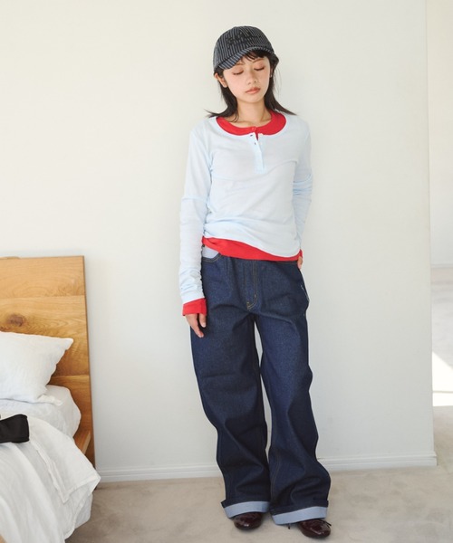 common gull products. tシャツ ひとえふたえパックヘンリーロンTEE
