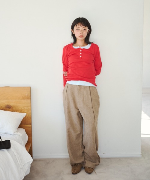 common gull products. tシャツ ひとえふたえパックヘンリーロンTEE