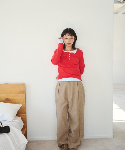 common gull products. tシャツ ひとえふたえパックヘンリーロンTEE