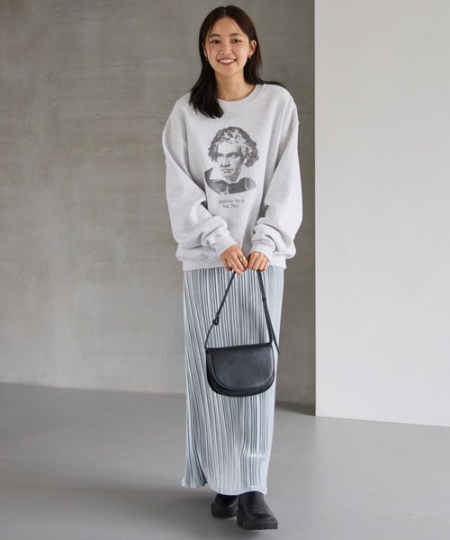 「SCREEN STARS」 スウェットカットソー L グレー レディース_画像8