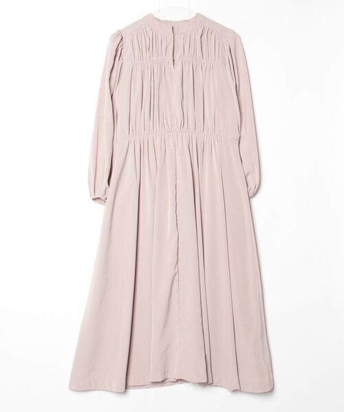 「GIRL」 長袖ワンピース S ベージュ レディース_画像2