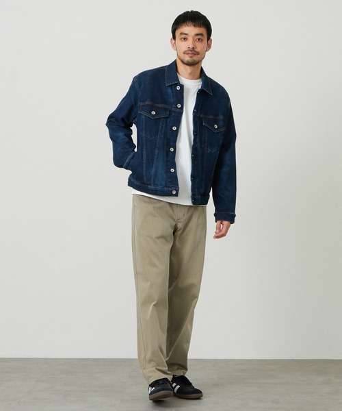 希少　エドウィン　EDWIN チノパンツ　尾錠付き　ワイドパンツ　W34 EDWIN（エドウィン） ワイドパンツ チノパン ジャージーズ ルーズ