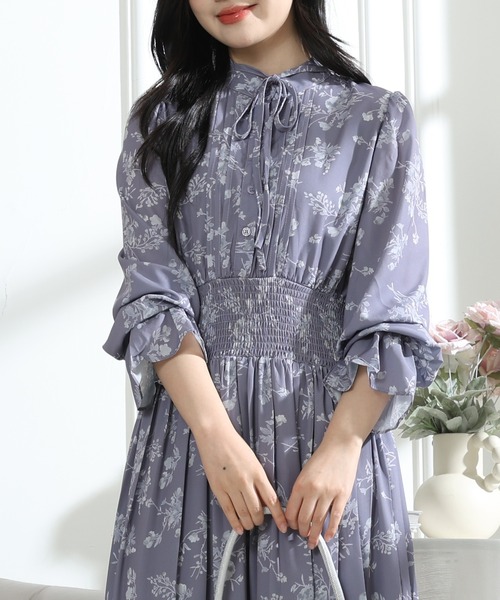 「Lace Ladies」 長袖ワンピース FREE アイボリー レディース_画像3