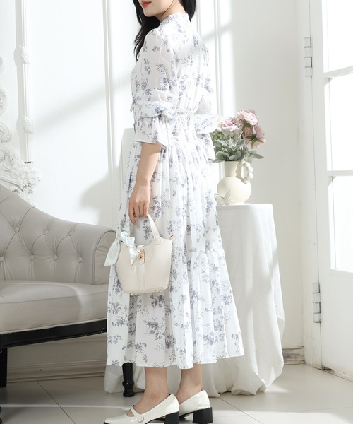 「Lace Ladies」 長袖ワンピース FREE アイボリー レディース_画像8