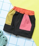 ワイドパンツ ハーフパンツ パンツ 短パン 「...の詳細画像1
