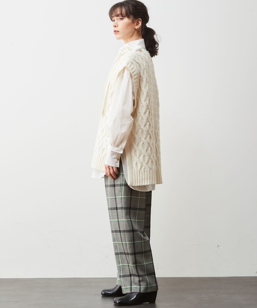 「TIARA」 長袖ブラウス FREE グリーン レディース_画像3