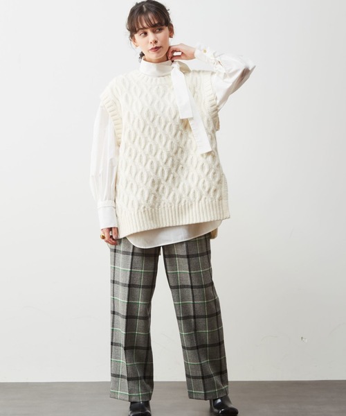 「TIARA」 長袖ブラウス FREE グリーン レディース_画像5