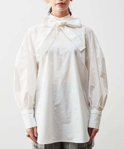 「TIARA」 長袖ブラウス FREE グリーン レディース_画像7