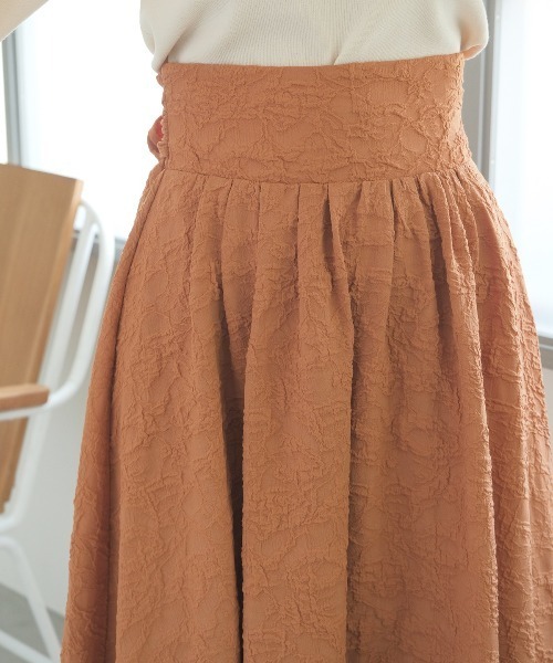 「WILLSELECTION」 フレアスカート MEDIUM オレンジ レディース_画像8
